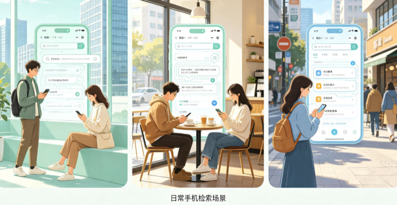 九里区普通人日常手机使用场景拆解：GEO 与 AI 优化如何改变信息检索体验