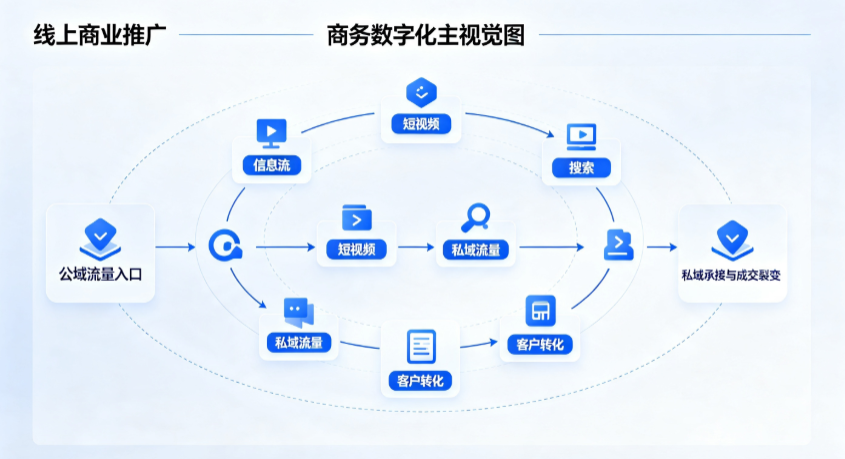 九里区线上商业推广怎么做？全域流量闭环搭建与低成本转化实战指南